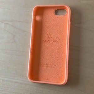 iPhone SE 3rd Generation - Case Orange Silicone Ultra Slim
